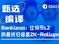Bankless：比特币L2的最终归宿是ZK-Rollups